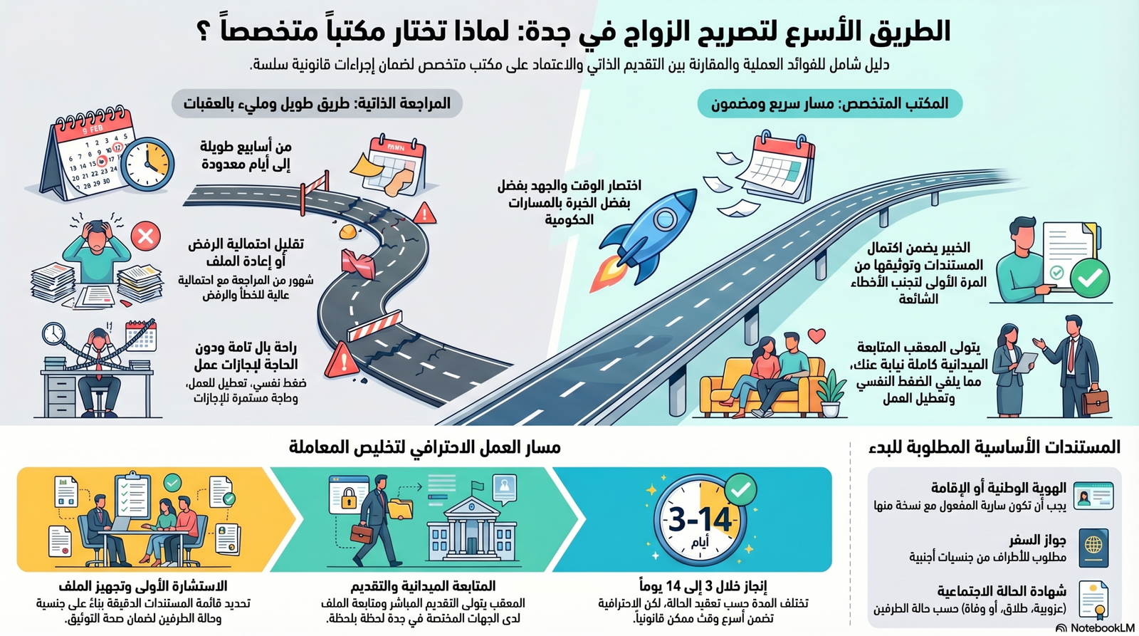 مكتب استخراج تصاريح زواج في جدة موثوق.